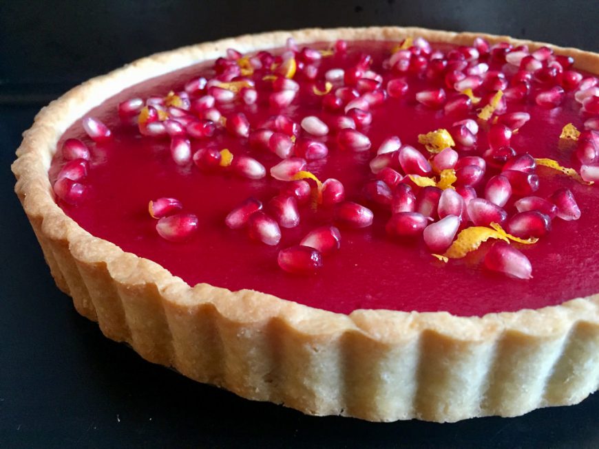 Crostatine Con Crema Pasticcera Al Melograno Imelo